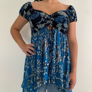 Free People Babydoll blouse